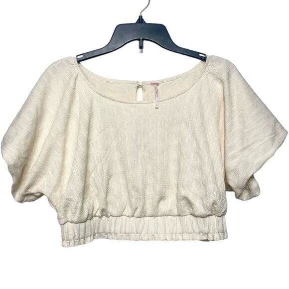 Free People Tovah Crop Top in Tofu Size L - Picture 7 of 12